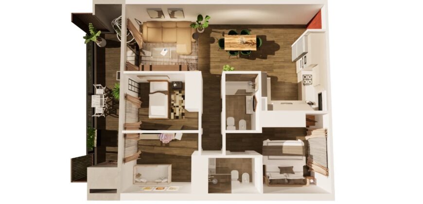 Departamento 4 Ambientes con Balcon, parrilla y Cochera en Almagro